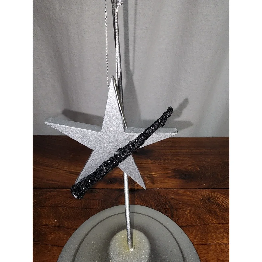 Clarinet on a Star‎ Christmas Ornament